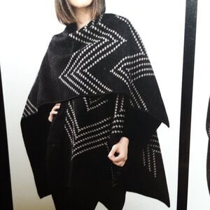 Ike Behar Women's Fashion Warm Polyester Wrap One Size